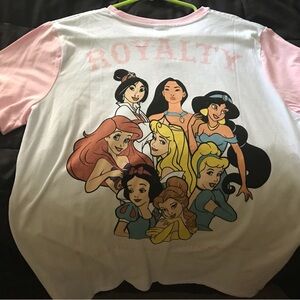 Cakeworthy Disney Princess Pink and White Shirt